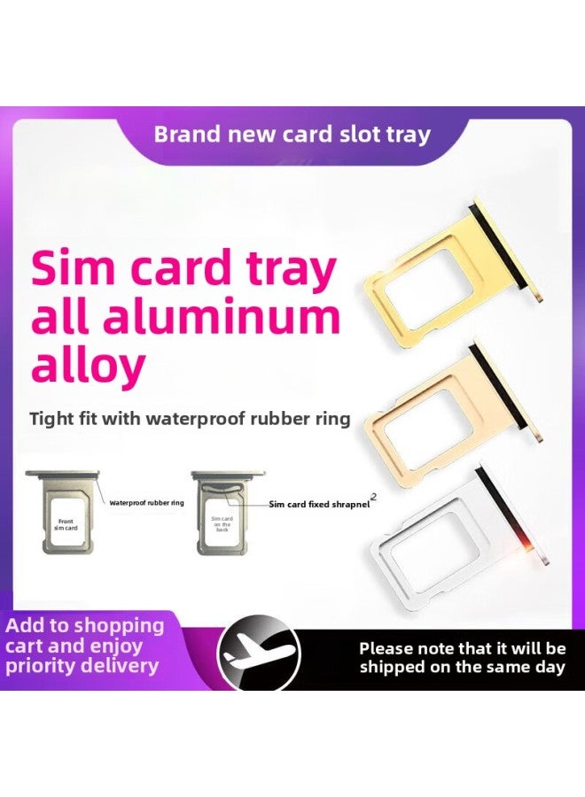 E-repair Is Suitable For Huawei Nova9 Cato Nova8SE Vitality Version Card Slot Sim Card Nova7SE Phone-Color:Suitable For Nova7pro [bright Black] Card Tray With Waterproof Rubber Ring-Capacity:Default Items  - Image 3