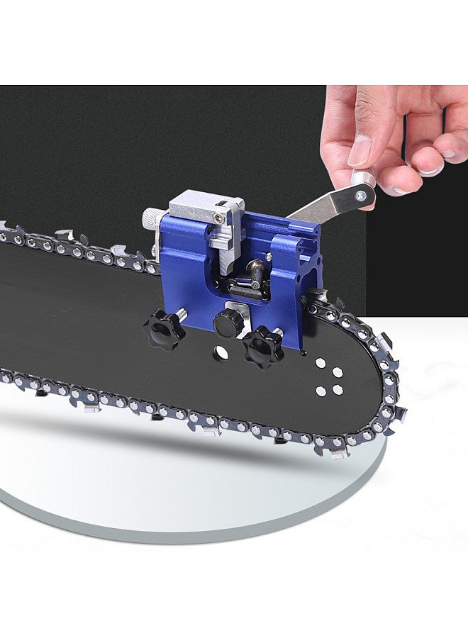 Handheld Portable Aluminum Alloy Chainsaw Chains Grinding Tool Manual Chains Sharpening Tool Set Multifunction Hand Operated Chains Sharpener  - Image 3