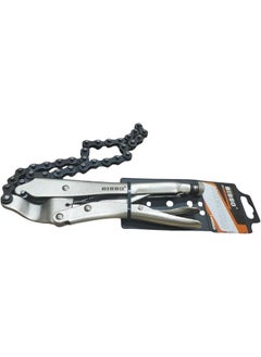 Locking Chain Clamp with Chain, Heavy-Duty Chain Vise Wrench Chain Clamp Locking Pliers with Steel Jaw and Quick Release Trigger, Easy Locking for Any Shaped Objects - pzsku/Z02CD6371DD45F618BBBDZ/45/_/1723903850/1f059975-cab0-4ef5-91e6-d8db0ea2b97f