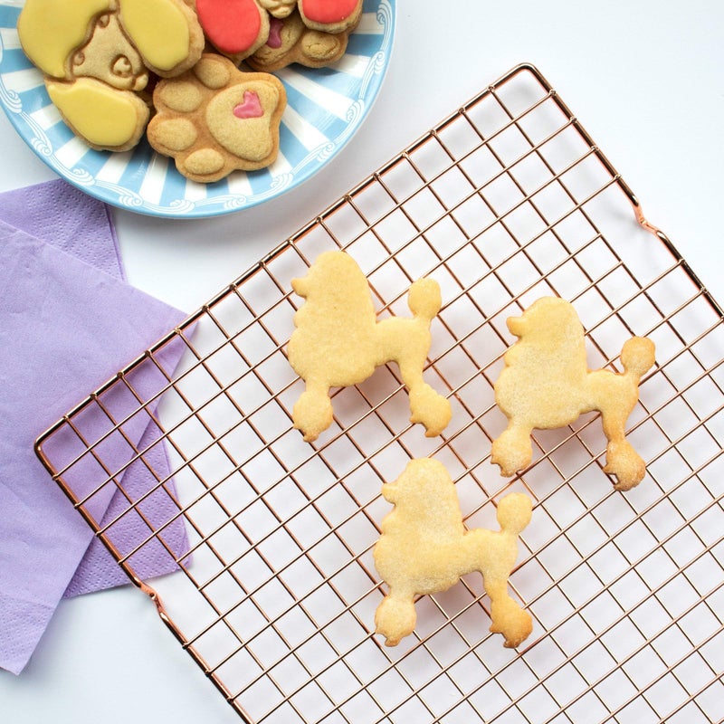 Bakerlogy مجموعة من 2 قواطع بسكويت على شكل بودل (تصاميم: ظل بودل ووجه بودل) 2 قطعة - بيكرلوجي - Image 5