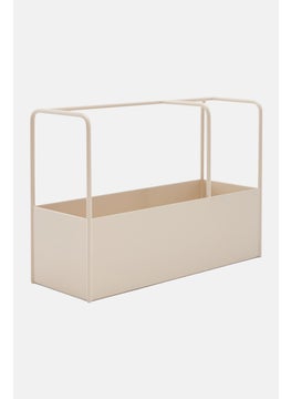 Tchibo Utensil Stand 14 H x 21 L x 7 W cm, Matt Cream  - Image 1