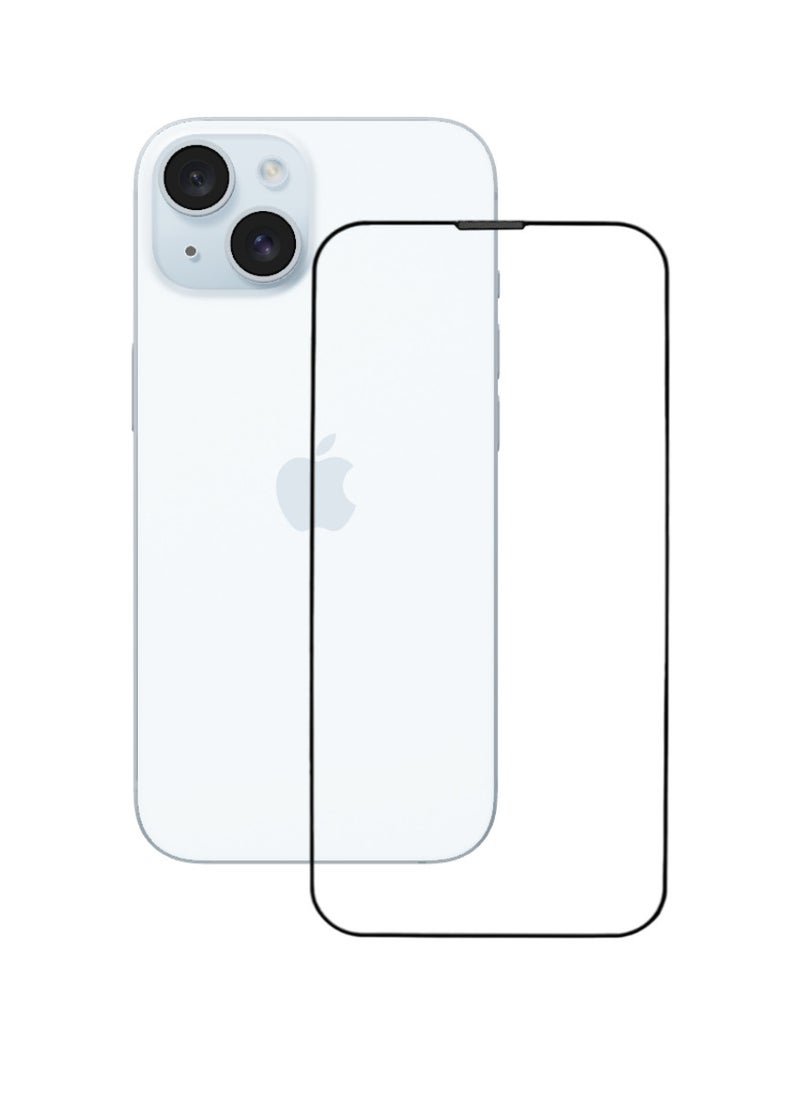 ACLIX Antistatic ESD Dustproof Premium Quality High Definition Tempered Glass Screen Protector Designed For  iPhone 15 - Image 1