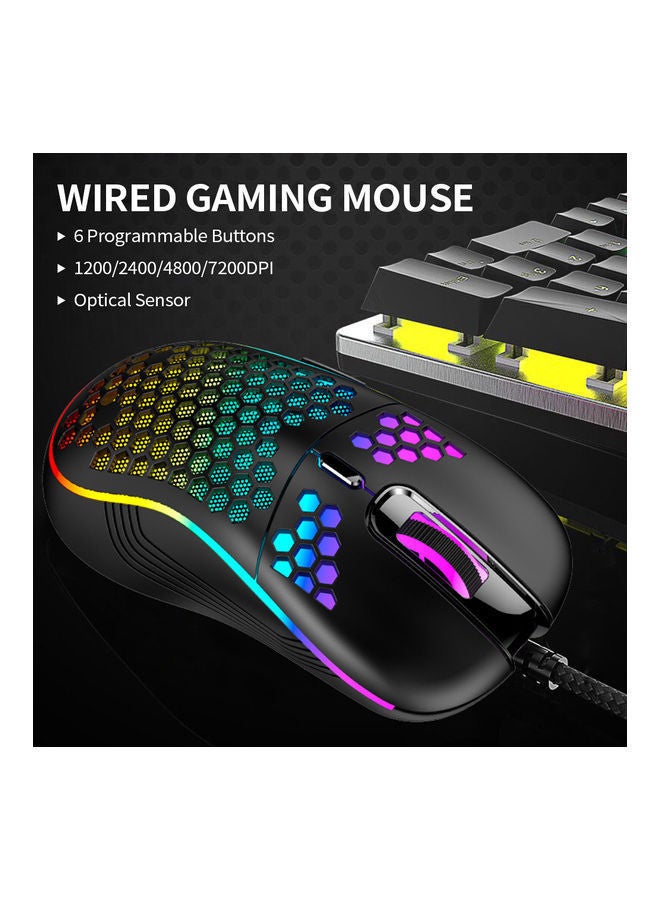 NIBEMINENT RGB Lightweight Wired Gaming Mouse With 6 Programmable Button  - Image 3