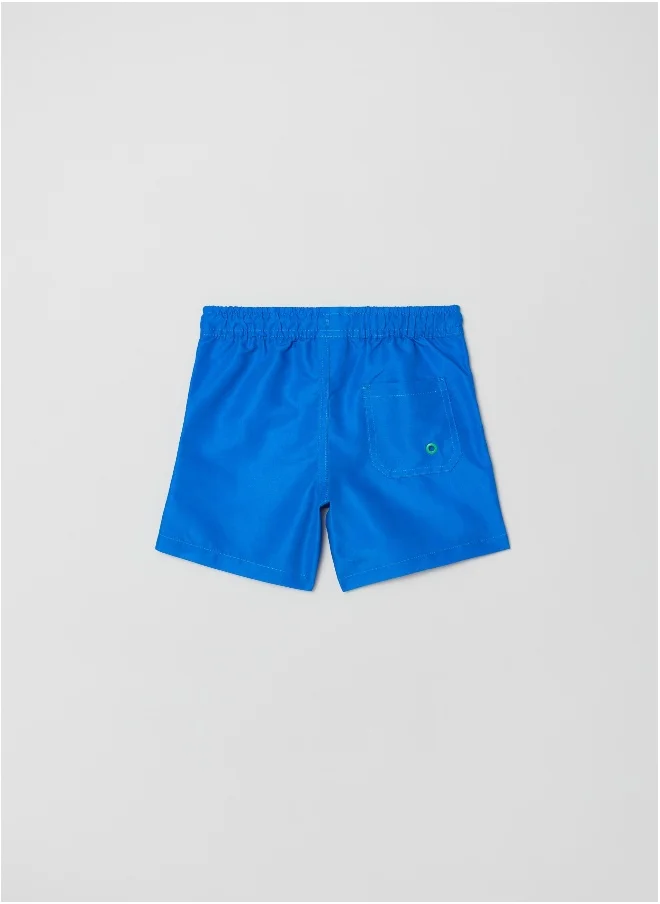 او في اس OVS Swimming Trunks With Marvel Spider-Man Print