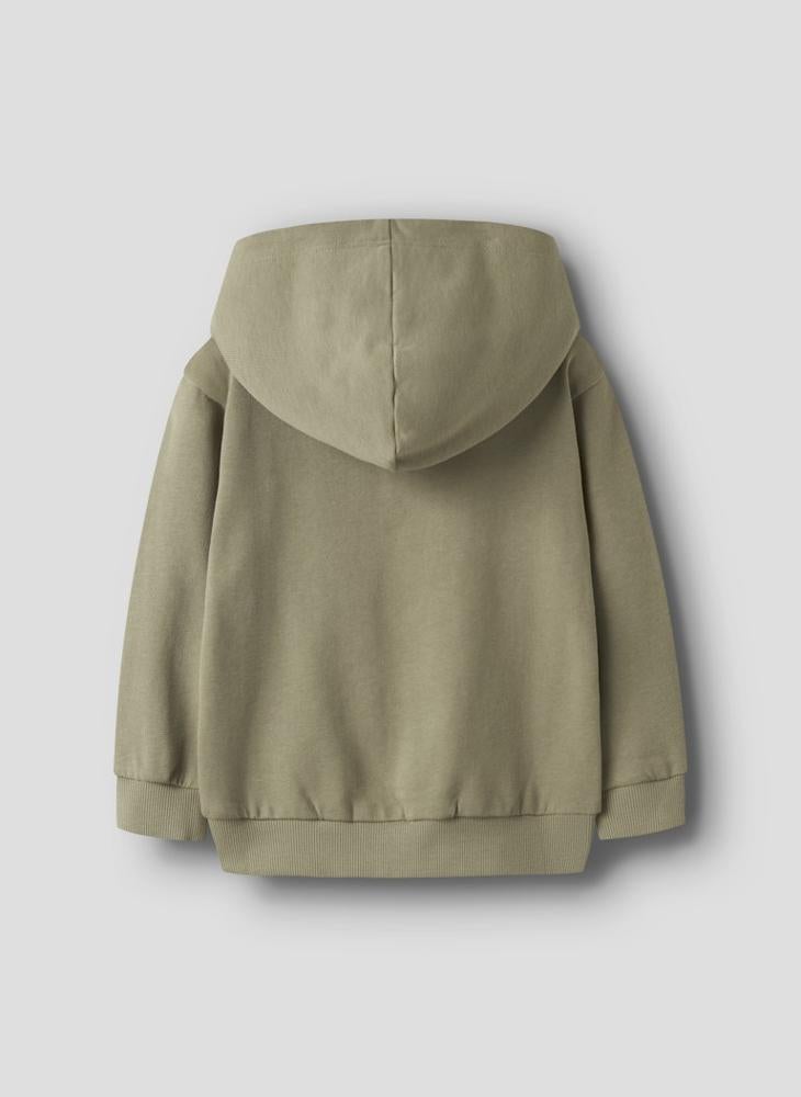 NAME IT Kids Printed Zip Through Hoodie - Image 2