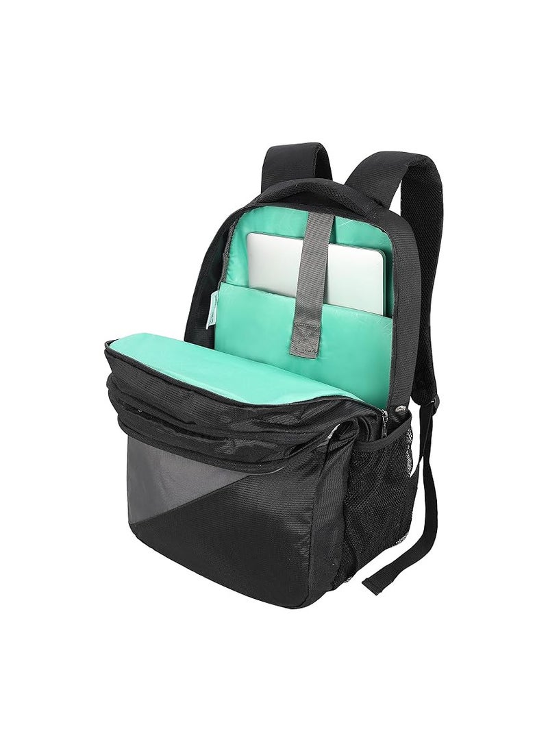 AMERICAN TOURISTER American Tourister Spin Laptop Backpack 28L Polyester Black-Medium  - Image 4