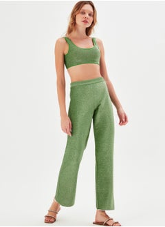 Roda Trousers Glitter Grasshopper Green