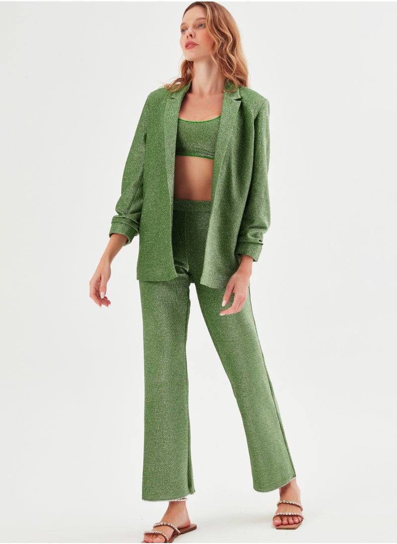 Generic - Roda Trousers Glitter Grasshopper Green - Image 1