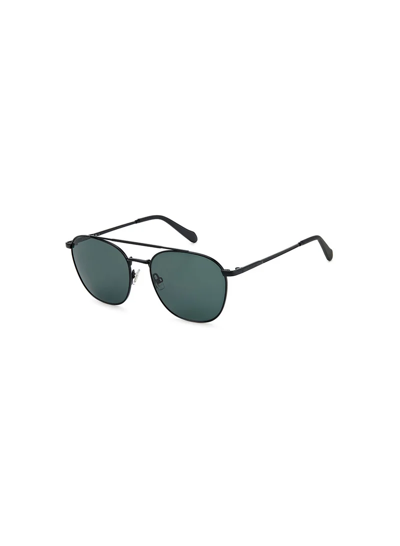 FOSSIL Men's UV Protection Round Sunglasses - Fos 3139/G/S Mtt Black 56 - Lens Size: 56 Mm