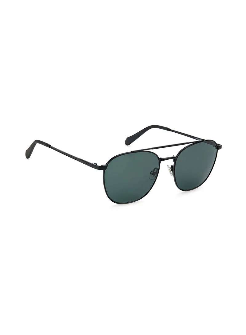 FOSSIL Men's UV Protection Round Sunglasses - Fos 3139/G/S Mtt Black 56 - Lens Size: 56 Mm