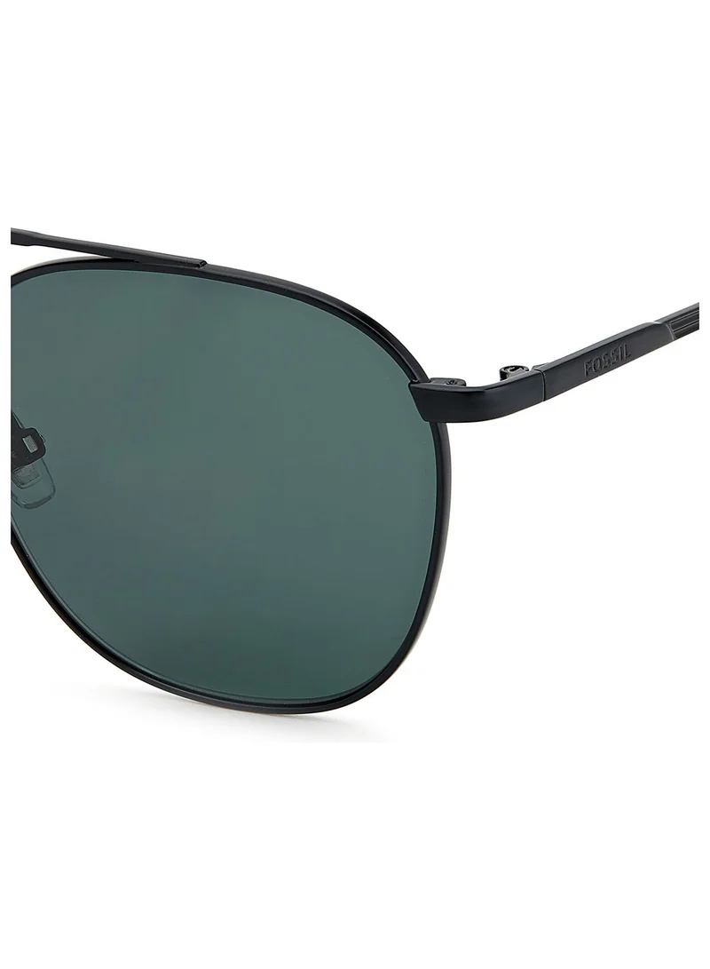 FOSSIL Men's UV Protection Round Sunglasses - Fos 3139/G/S Mtt Black 56 - Lens Size: 56 Mm