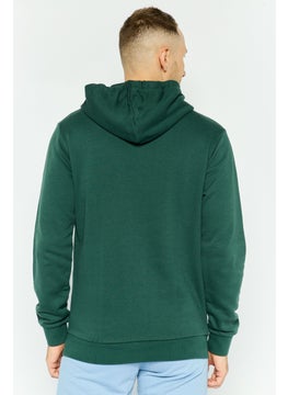 adidas Originals Men Sportswear Fit Brand Logo Outdoor Sweatshirts, Green  - Image 4