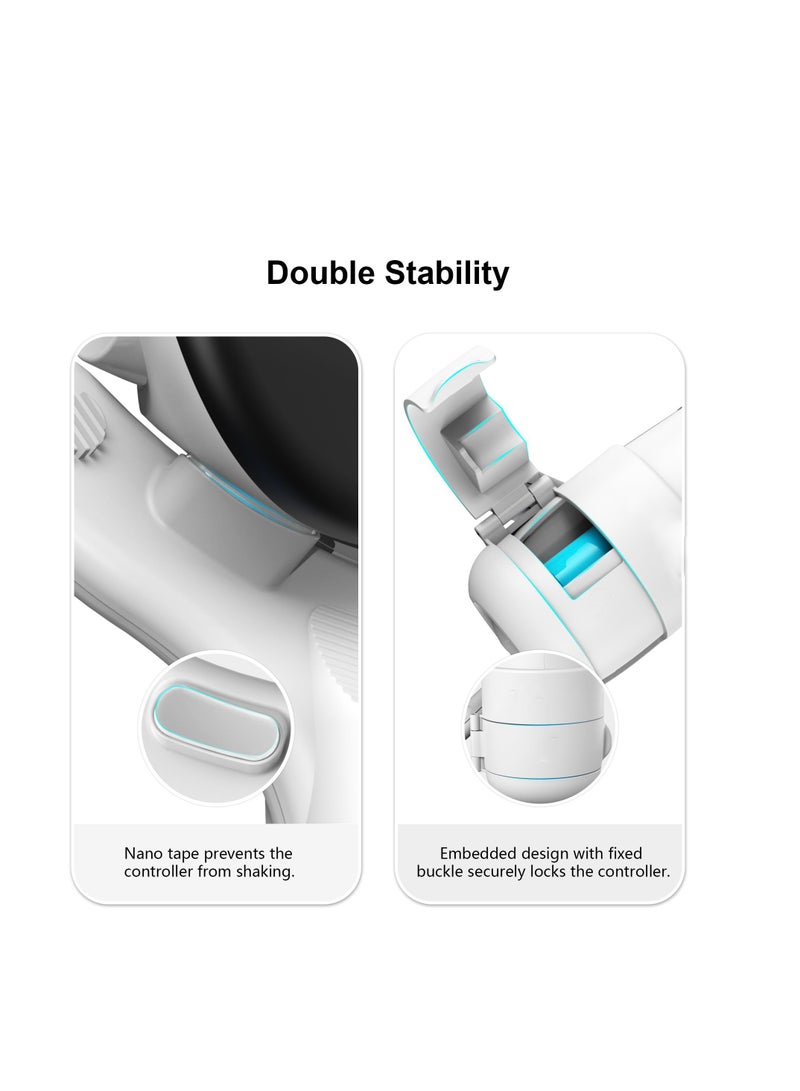 general Table Tennis Paddle Compatible with Controller Accessories, with Meta Quest 3, Controller Grips Paddle for Table Tennis VR Game, Fit Right Hand/Controller Only (Not Fit OEM Charging Dock Battery) - Image 4