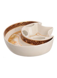 Akher el Ankoud Crescent and star shaped porcelain plate  - Image 2