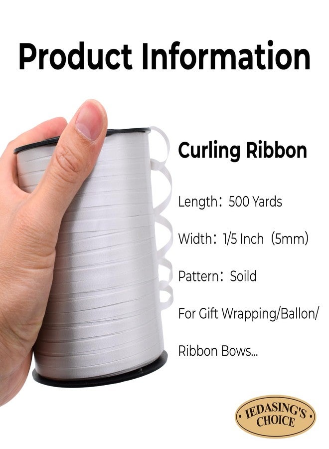 IEDASING'S CHOICE Purple Ribbon Curling Ribbon 500 Yards for Gift Wrapping Balloon String Party Decor Art Crafts for Christmas Wedding Birthday Baby Shower, 1/5" Wide - Image 2