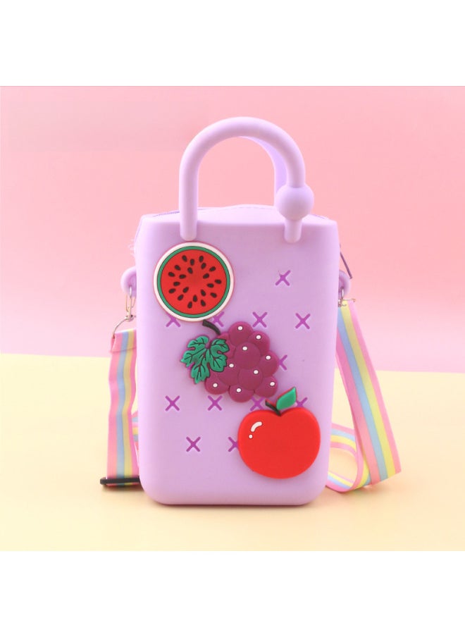 Loquat DIY Hole Bag Cute Accessories Summer Beach Vacation Handbag Colorful Hole Bag DIY Beach Bag Jelly Bag-Colors:82-zipper  - Image 1