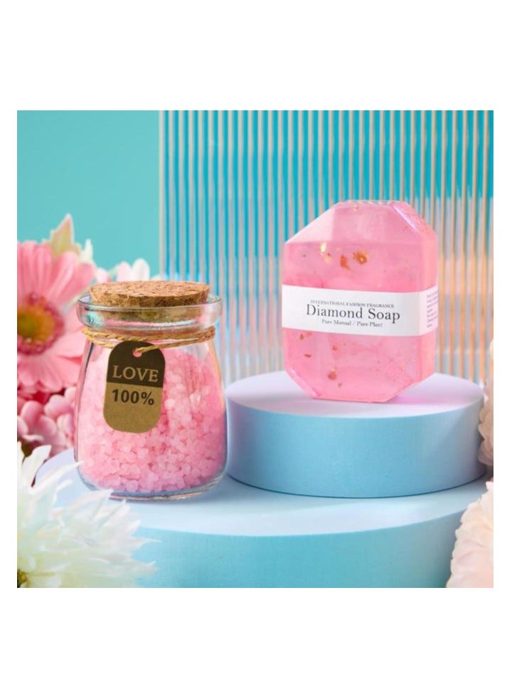 Hanayo Gifts for Women Happy Birthday Gifts Basket for Women Spa Gift Set for Ladies 7PCS Spa Gift Basket Set with Gift Box Relaxation Bath Gift Set for Wife and Best Friend - Image 3