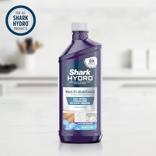 Shark Hydro Multi-Surface Concentrate with Odor Neutralizing Technology, Formulated for Use in All Hydro Wet & Dry Cleaners, Use on Sealed Hardwood, Tile, Laminate, & Stone, 16oz, WWCM16 - Image 2