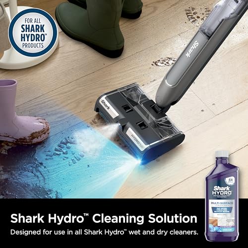 Shark Hydro Multi-Surface Concentrate with Odor Neutralizing Technology, Formulated for Use in All Hydro Wet & Dry Cleaners, Use on Sealed Hardwood, Tile, Laminate, & Stone, 16oz, WWCM16 - Image 4