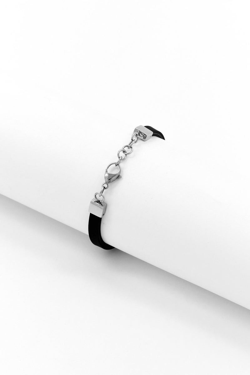 POLICE Men Brand Logo Bracelet, Black  - Image 2