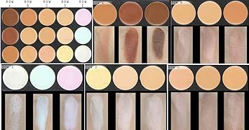Glamza باليت مكياج كونتورينغ كونسيلر من غلامزا 15 لون 1 وحدة - Image 2