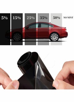 SYOSI Window Tint Film, 35% VLT Professional Uncut Car Packaging Sun Film Suitable For Sunscreen Heat Insulation, Diy, Privacy Protection (2 Roll, 1m×50cm)  - Image 3