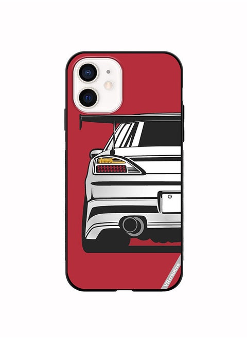 Protective Case Cover For Apple iPhone 12 mini Wingie Car Design Multicolour