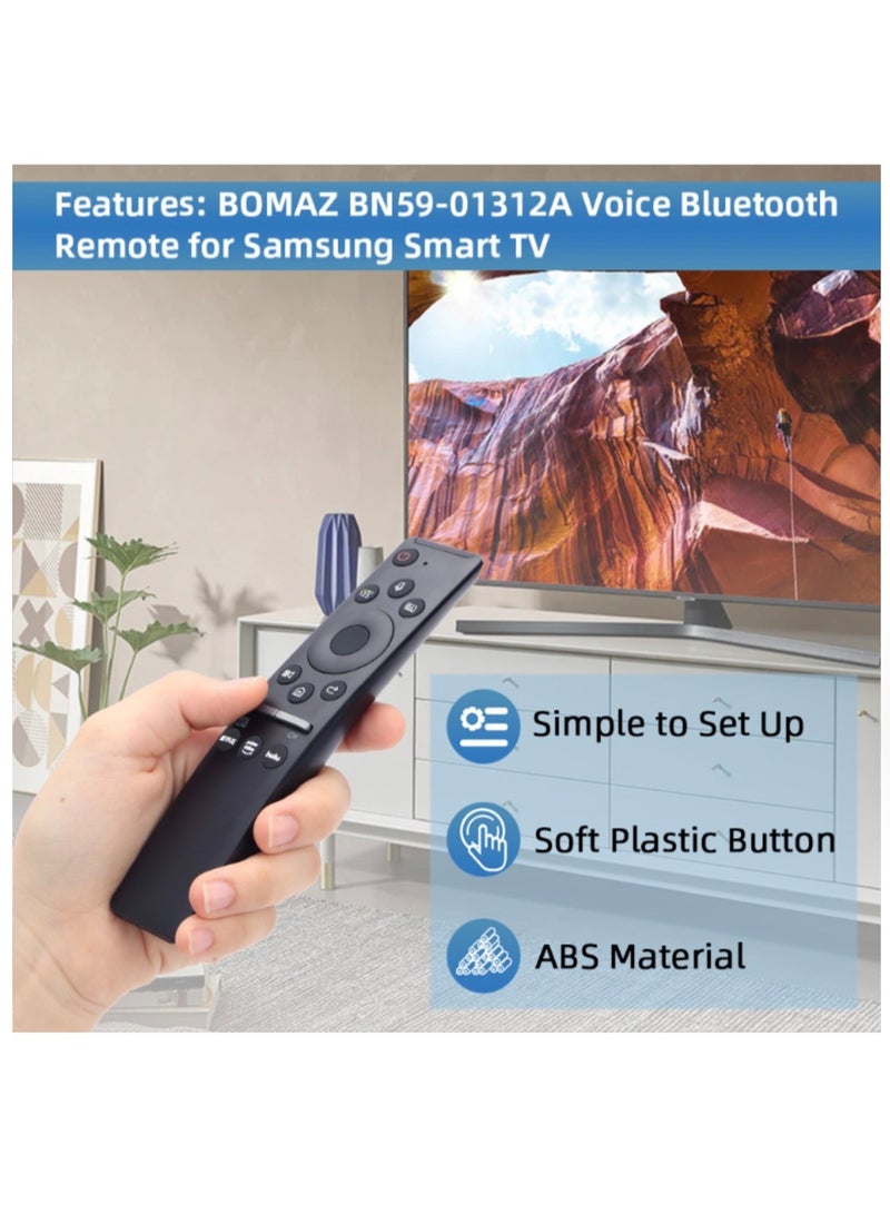 Universal Voice Remote Control for Samsung QLED 4K/8K Smart TVs, Compatible with Q60A, Q70A, QN90A – Model BN59-01385B (No Solar Version) - Image 4