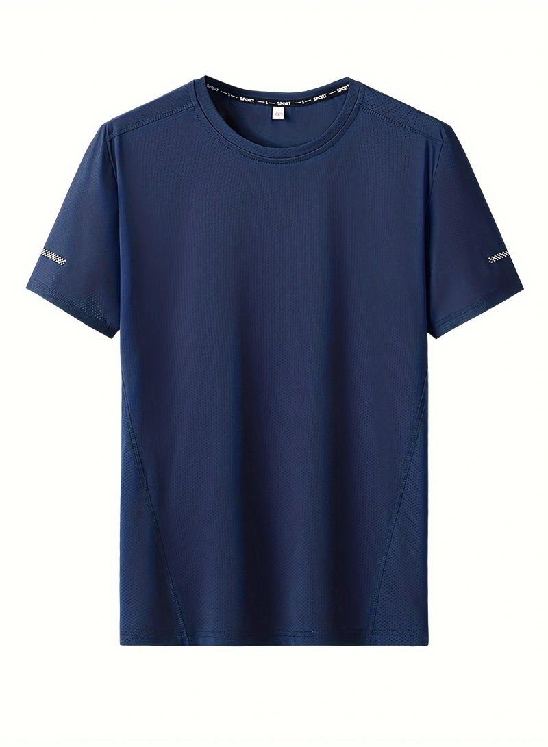 PATELIS T-shirt Big Size 7XL for Men Quick Drying T-shirt for Men Round Neck Plus Size Short Sleeve Oversized T Shirt  - Image 5