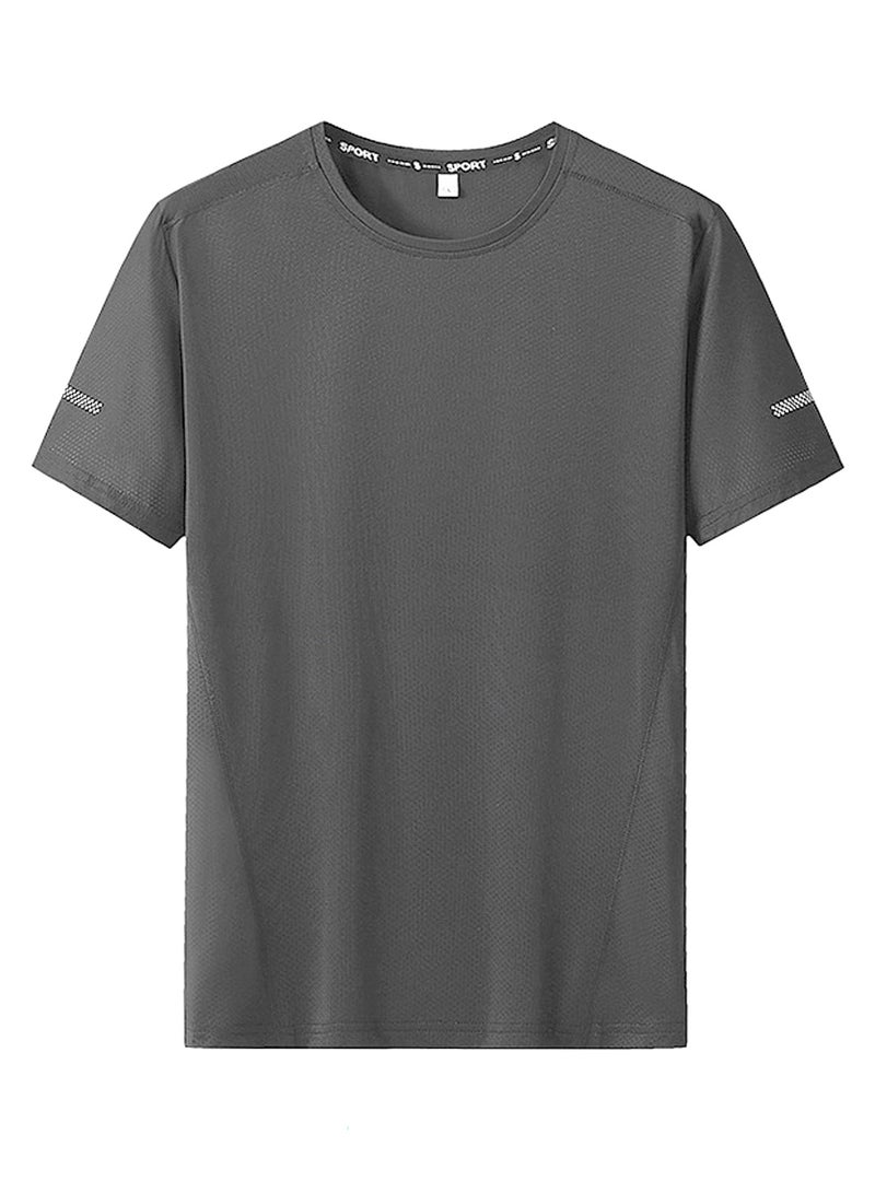 PATELIS T-shirt Big Size 7XL for Men Quick Drying T-shirt for Men Round Neck Plus Size Short Sleeve Oversized T Shirt  - Image 4