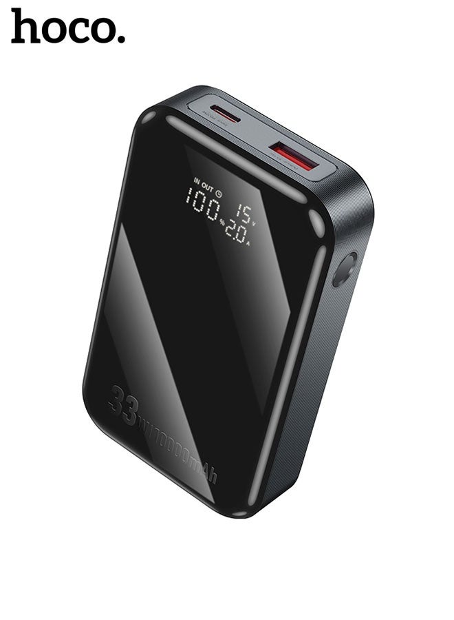 هوكو. بطارية خارجية سريعة الشحن 33 واط (10000 مللي أمبير، سوداء) - Image 1