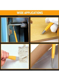 أف جي مجموعة أدوات FG Tools المكونة من 12 قطعة من المثقب والإزميل - مجموعة أدوات تشغيل المعادن شديدة التحمل مصنوعة من الفولاذ المقوى للثقب الدقيق والنقش بالإزميل  - Image 5