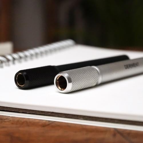 Derwent Pencil Extender Set, Silver and Black, for Pencils up to 8mm, (2300124) - Image 2