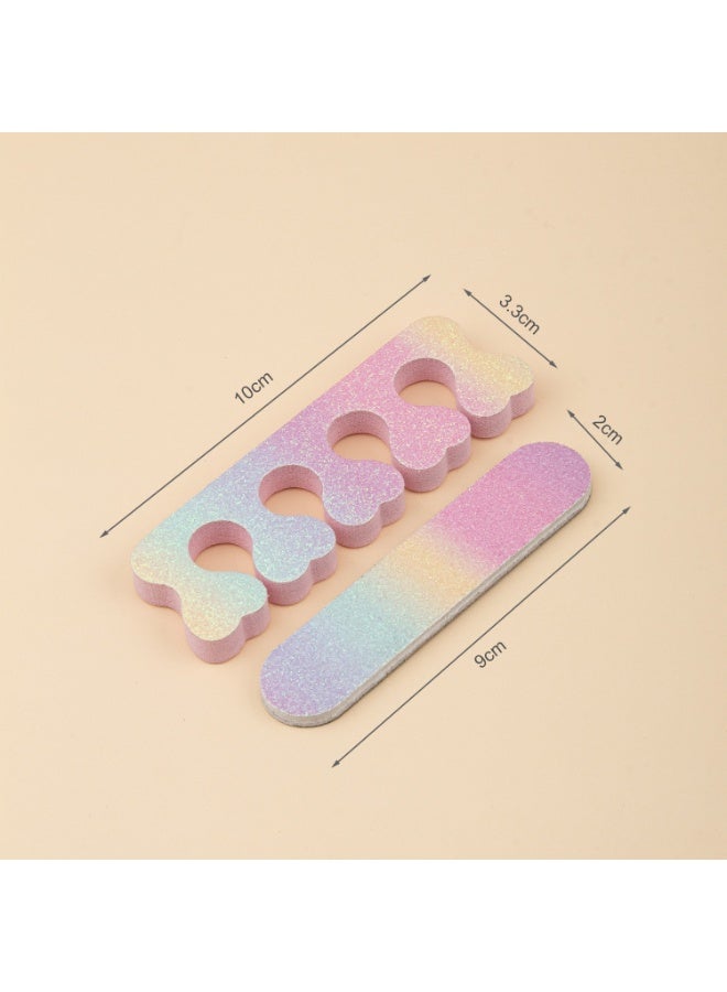 Mordely Kids Nail Polish Set for Girls, Kids Nail Art Kit for Girls Ages 7-12 Years Old Cool Girly Gifts with Nail Polish, Nail Dryer, Stickers, Glitter, Makeup Gift for Birthday - Image 4