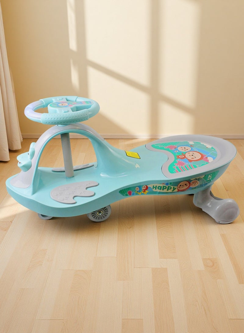 EASY FUTURE Wiggle Ride-On Car for Kids – Swing Car with Music Twister Magic Toddler Ride-on Toy for Boys & Girls - Image 3