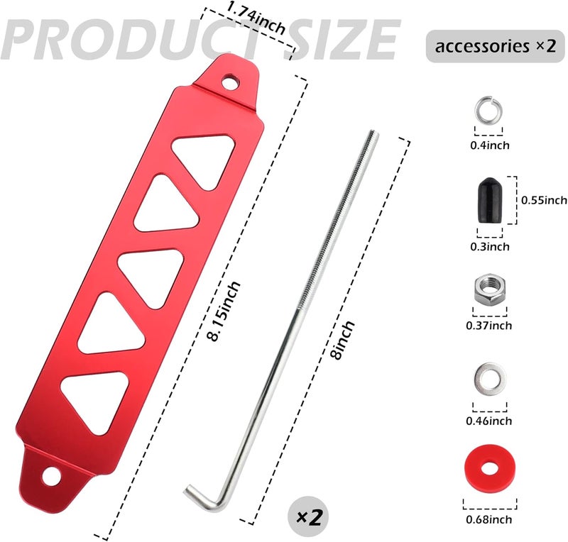 Aokdom Premium Aluminum Battery Hold Down Bracket - Image 2