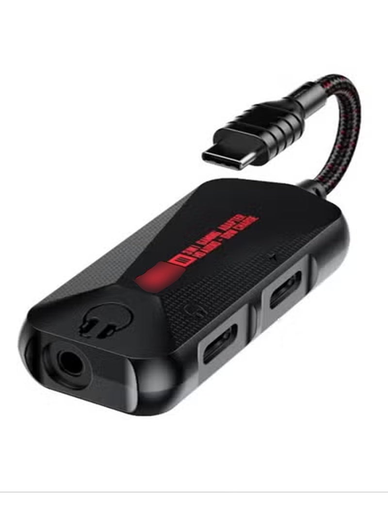 Mobile phone charging game sound card New USB fast charging 60w three-in-one gaming phone sound card - Image 1