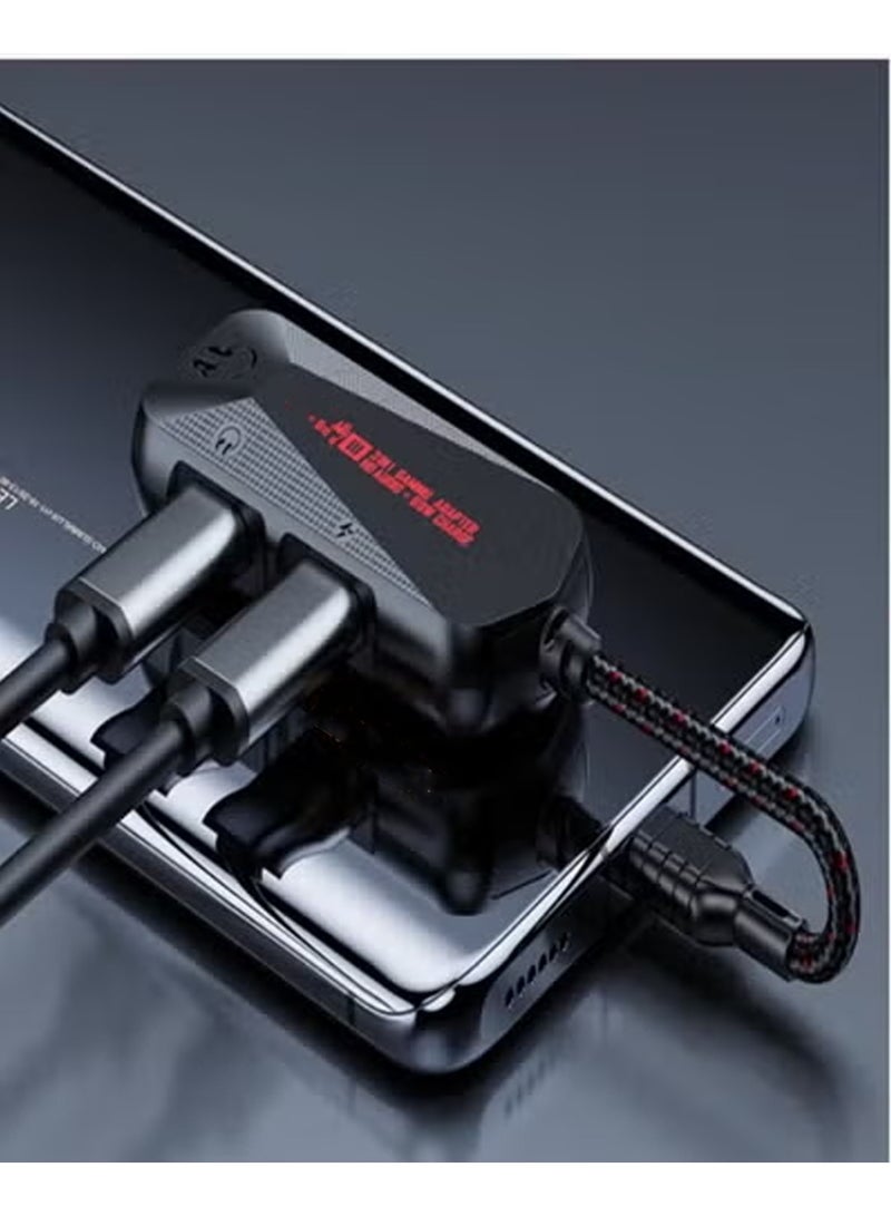 Mobile phone charging game sound card New USB fast charging 60w three-in-one gaming phone sound card - Image 3