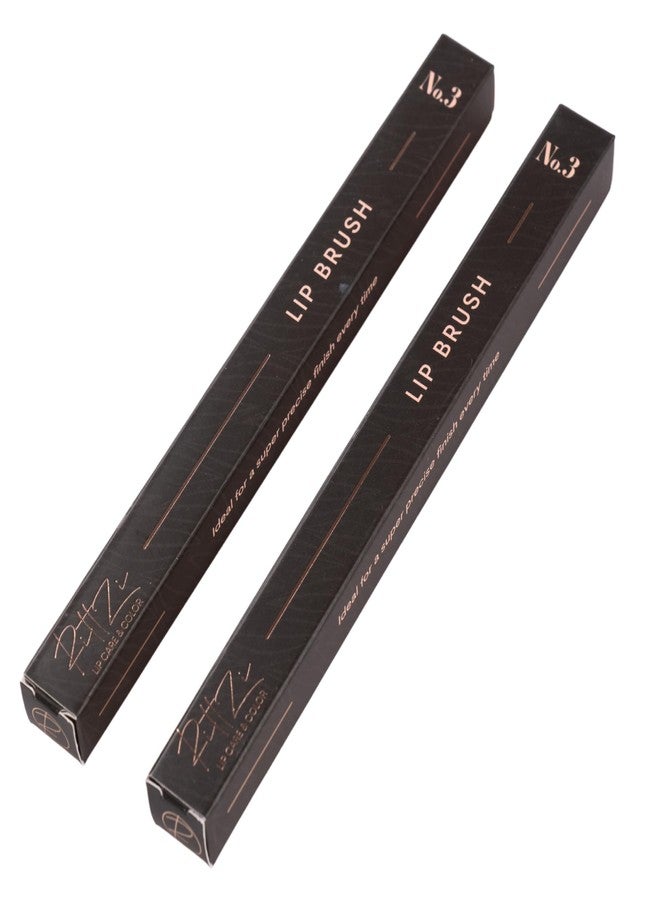 RittZi Tapered Lip Brush No.3 - Professional Vegan Makeup Tool for Precise Application - Image 3