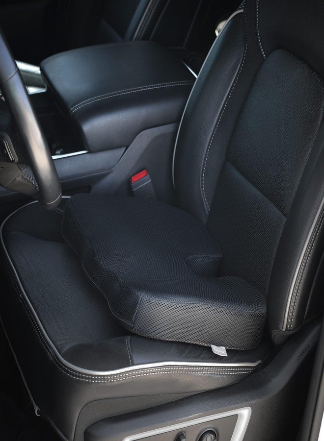 DMI Memory Foam Seat Support Cushion | Coccyx, Sciatica, & Tailbone Pain Relief | Multi-Use Ergonomic Seat Cushion for Office Chair for Driving & Home | Breathable - Image 4