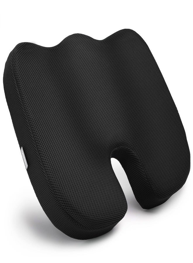 DMI Memory Foam Seat Support Cushion | Coccyx, Sciatica, & Tailbone Pain Relief | Multi-Use Ergonomic Seat Cushion for Office Chair for Driving & Home | Breathable - Image 1