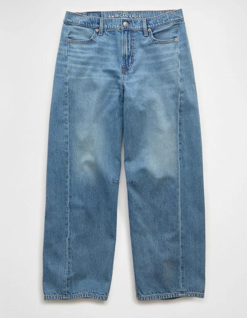 American Eagle  AE Barrel Jean for Women | Best Price UAE