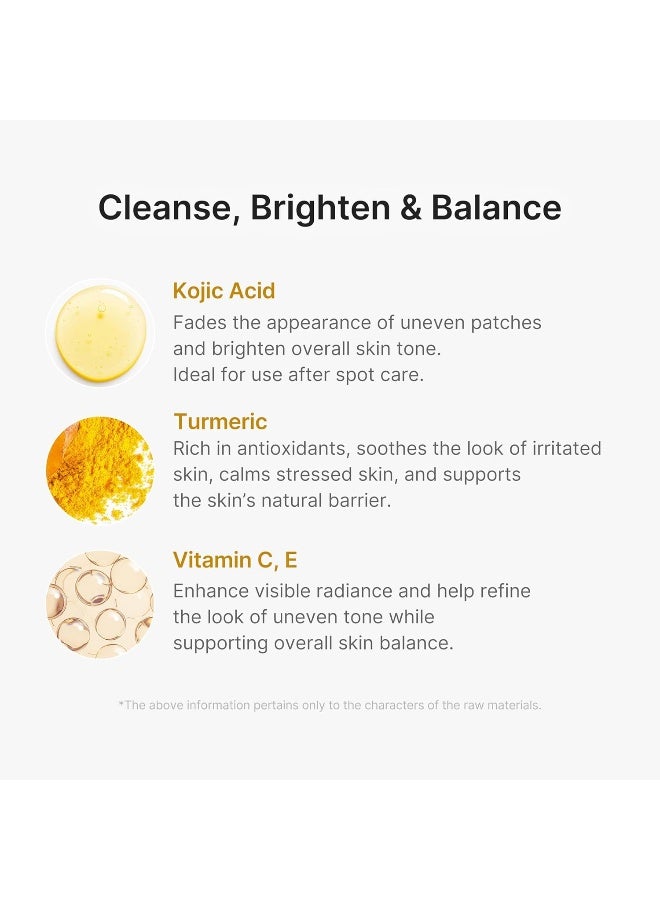 Medicube Facial Cleanser Turmeric Capsule Foam Cleanser | Balancing Uneven Skin Tone & Texture - Fade Appearance of Uneven Patches, After Spot Care, Korean Skincare, 4.23 oz - Image 4