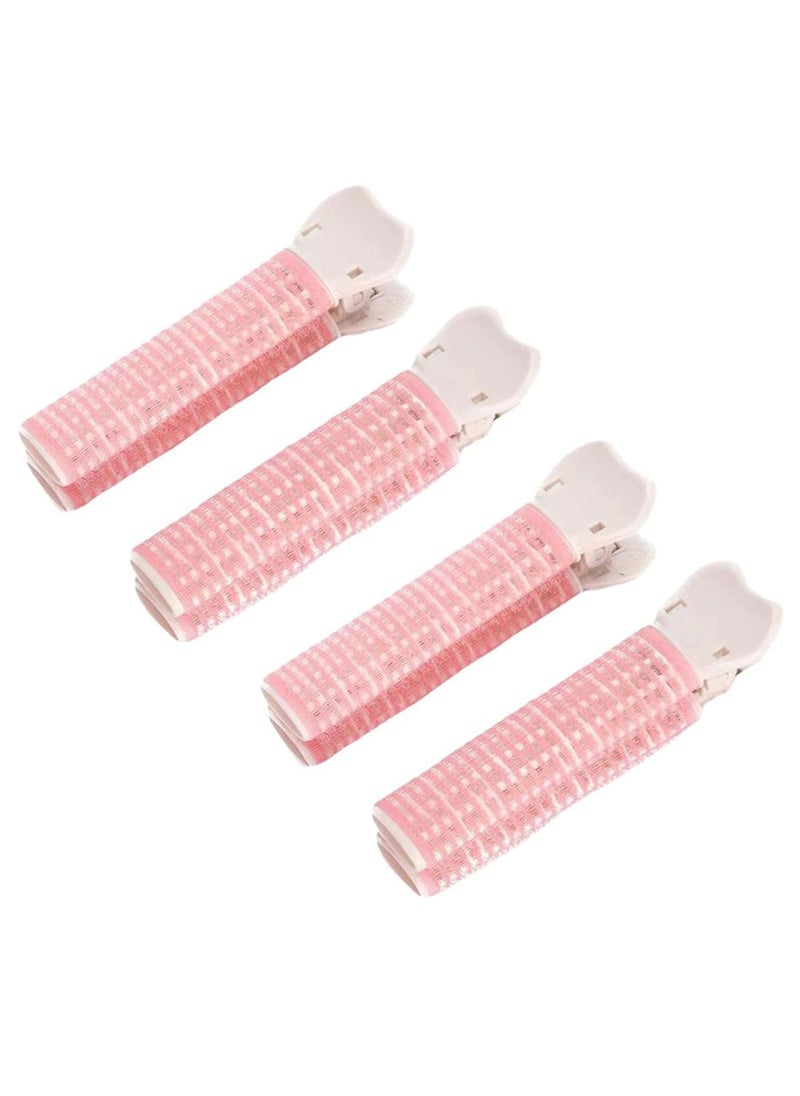 Generic - Hair Rollers with Clip Volumizing Bangs Curler DIY Styling Accessories Tool Portable Self Grip Volume Hair Root Clips 4PCS - Image 1