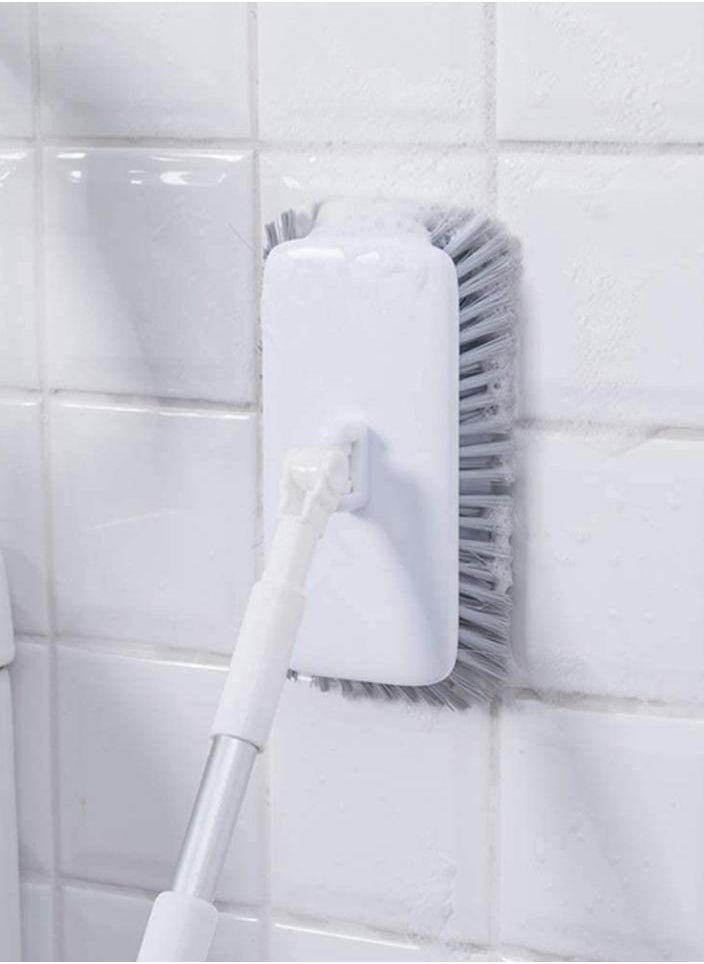 Heavy-Duty Long-Handle Scrub Brush – Deep Clean Hard Bristles for Bathroom Corners, Kitchen Tile Crevices & Floor Scrubbing – Perfect for Home, Office & Commercial Use