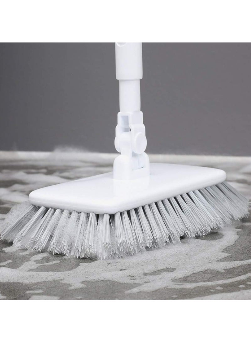 اليسا فرشاة تنظيف متينة بمقبض طويل - تنظيف عميق بشعيرات صلبة لزوايا الحمام وشقوق بلاط المطبخ وتنظيف الأرضيات - مثالية للاستخدام المنزلي والمكتبي والتجاري - Image 5