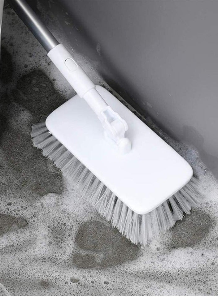 اليسا فرشاة تنظيف متينة بمقبض طويل - تنظيف عميق بشعيرات صلبة لزوايا الحمام وشقوق بلاط المطبخ وتنظيف الأرضيات - مثالية للاستخدام المنزلي والمكتبي والتجاري - Image 4