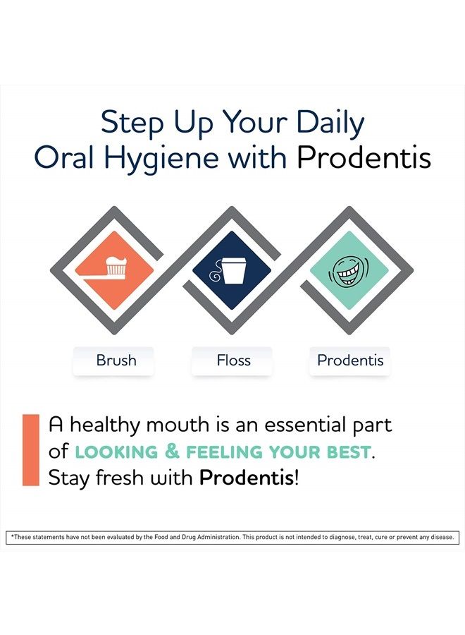 BioGaia برودينتس | بروبيوتيك أسنان مثبت سريرياً للأسنان واللثة | يعزز صحة الفم الجيدة وصحة الأمعاء أيضًا | بروبيوتيك فموية | 30 حبة بنكهة النعناع | عبوة واحدة - Image 3