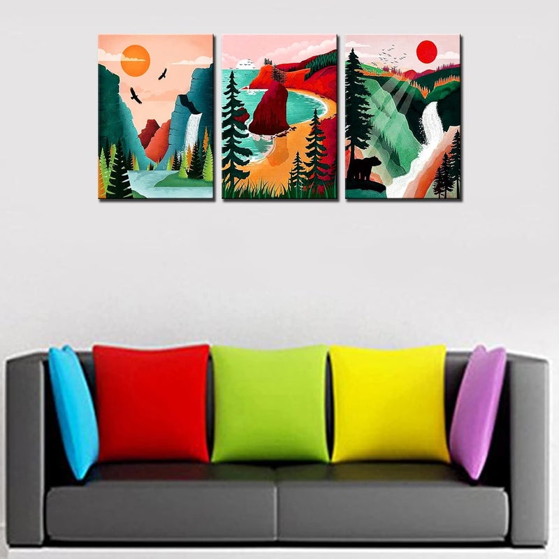 Tucocoo National Park Landscapes Canvas Art Set - Image 2