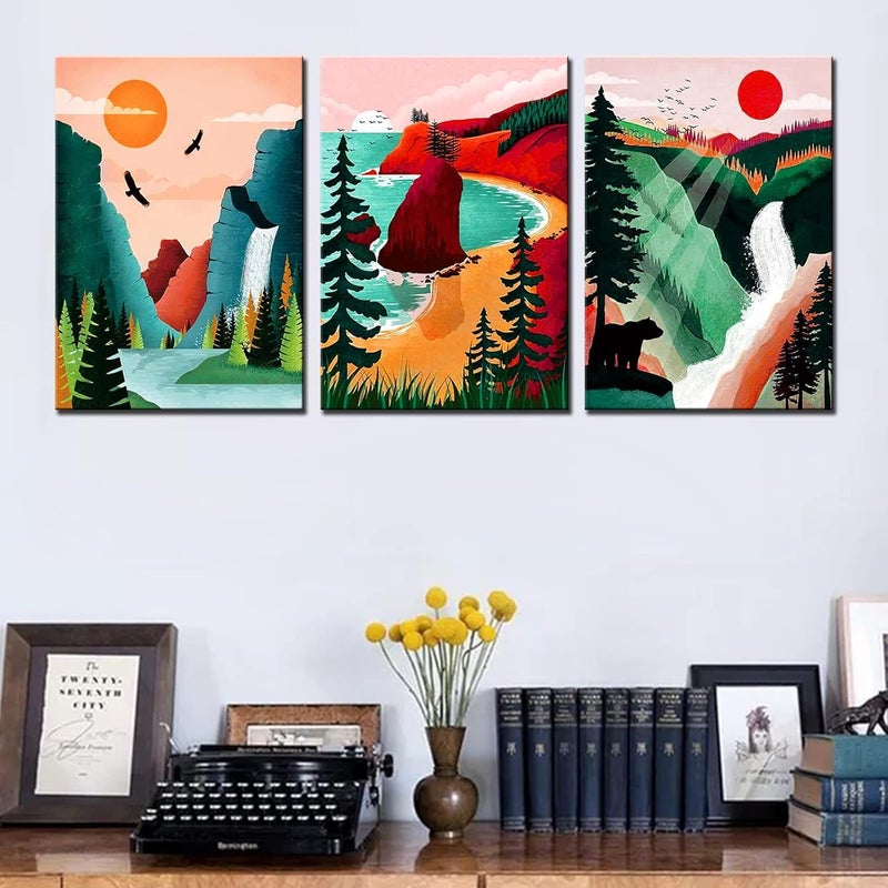 Tucocoo National Park Landscapes Canvas Art Set - Image 3